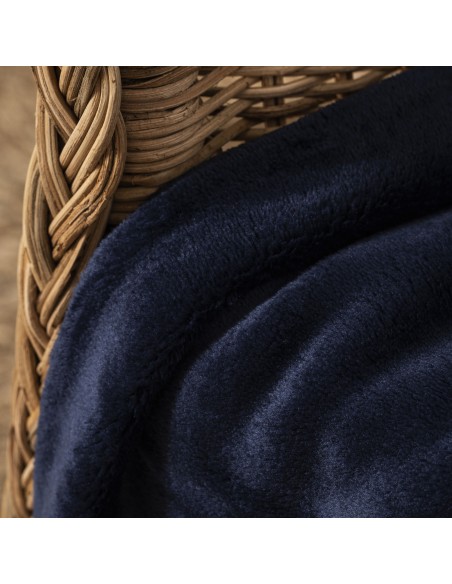 Coperta velluto tinta unita