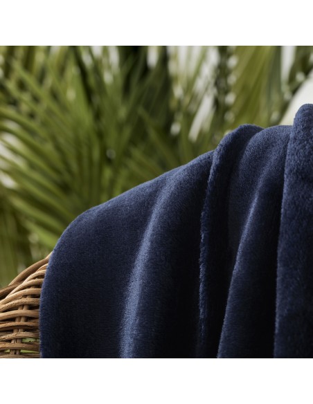Coperta velluto tinta unita