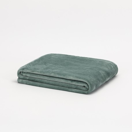 Coperta velluto tinta unita