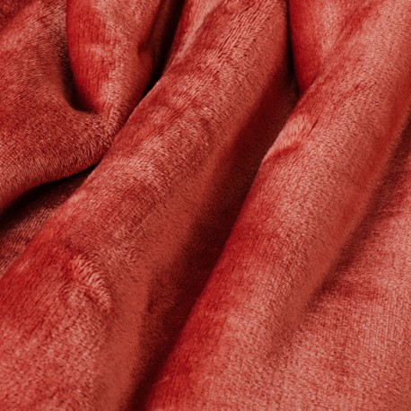 Coperta velvet sherpa tinta unita