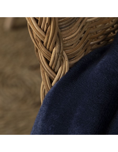 Coperta velvet sherpa tinta unita