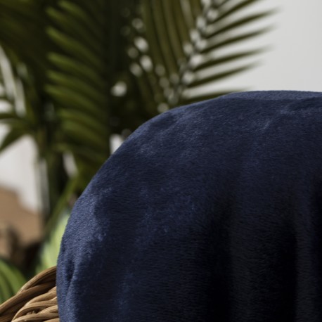 Coperta velvet sherpa tinta unita