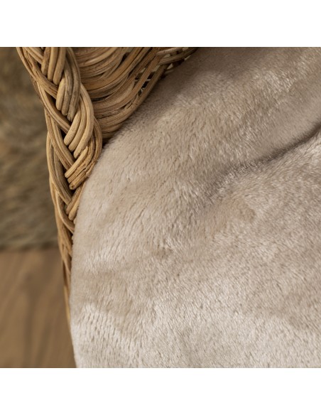 Coperta velvet sherpa tinta unita