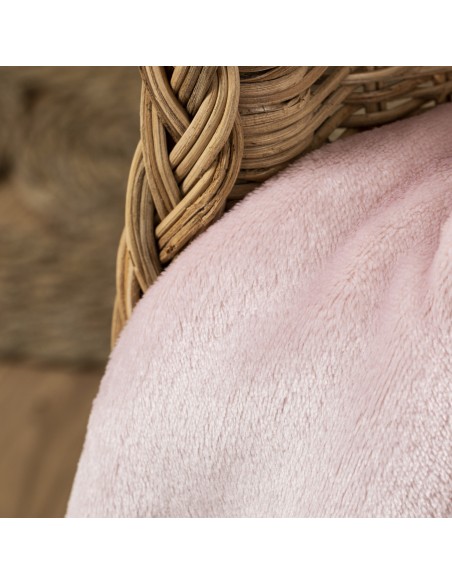 Coperta velvet sherpa tinta unita