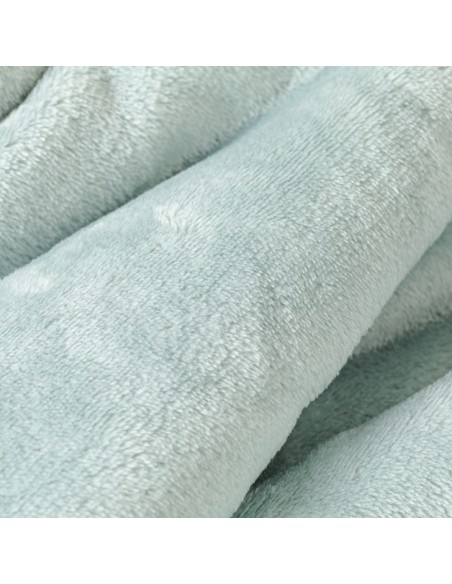 Coperta velvet sherpa tinta unita