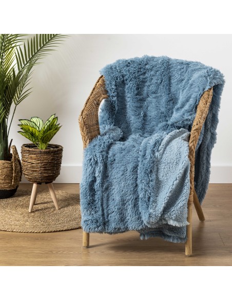 Coperta pelo sherpa tinta unita Coperta pelo sherpa tinta unita