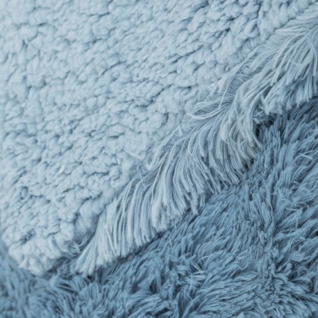 Coperta pelo sherpa tinta unita