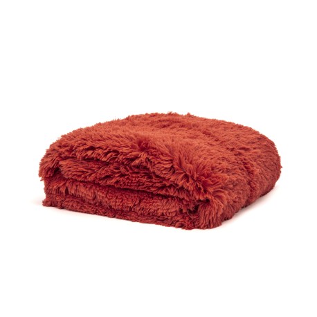 Coperta pelo sherpa tinta unita