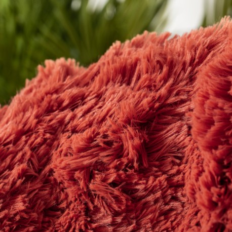 Coperta pelo sherpa tinta unita