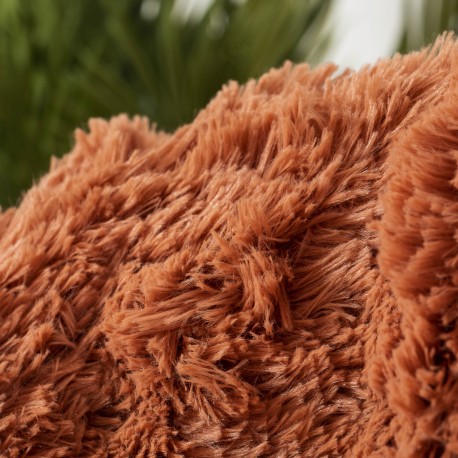 Coperta pelo sherpa tinta unita