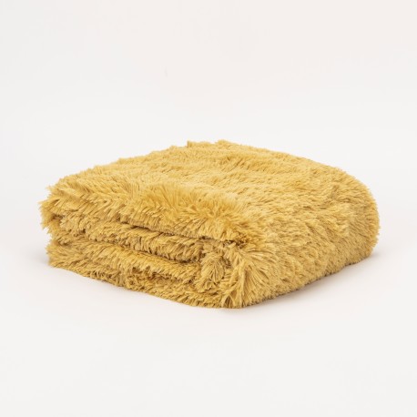 Coperta pelo sherpa tinta unita