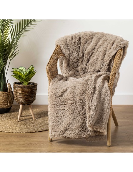 Coperta pelo sherpa tinta unita Coperta pelo sherpa tinta unita