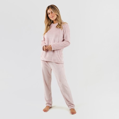 Pigiama velluto tinta unita