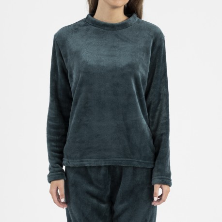 Pigiama velluto tinta unita