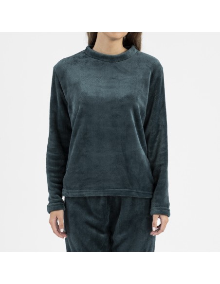 Pigiama velluto tinta unita Pigiama velluto tinta unita