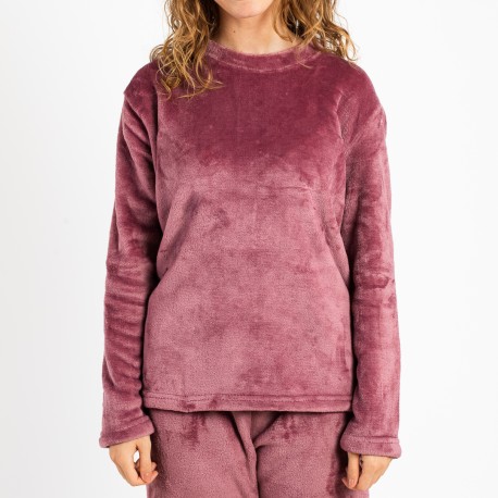 Pigiama velluto tinta unita