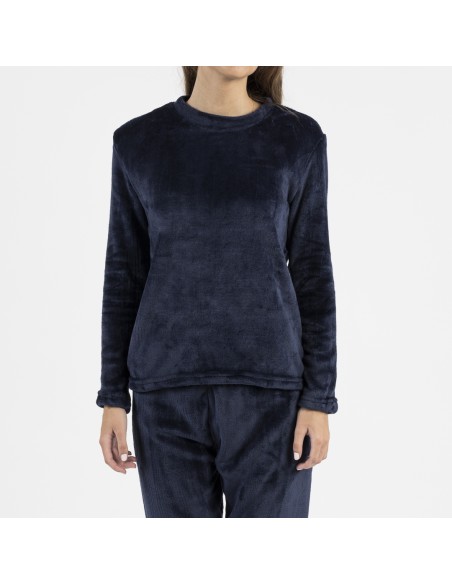 Pigiama velluto tinta unita Pigiama velluto tinta unita