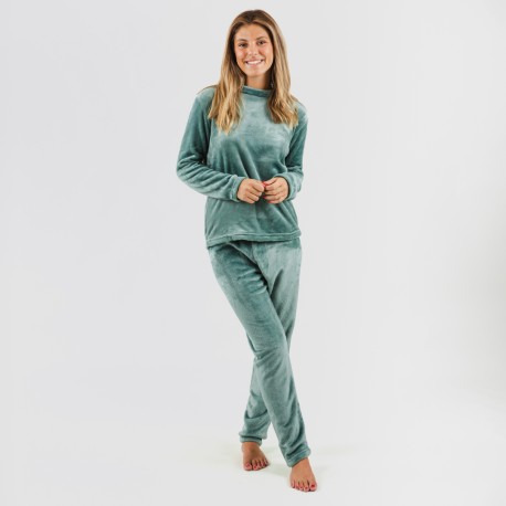 Pigiama velluto tinta unita