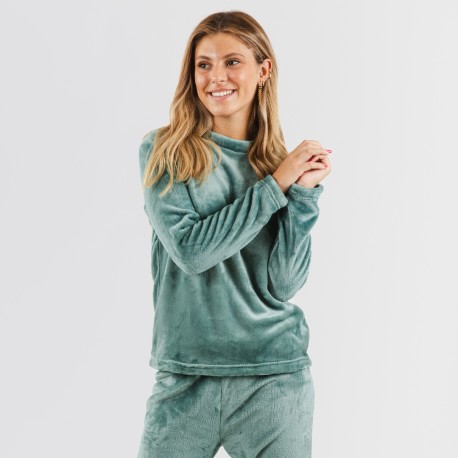 Pigiama velluto tinta unita