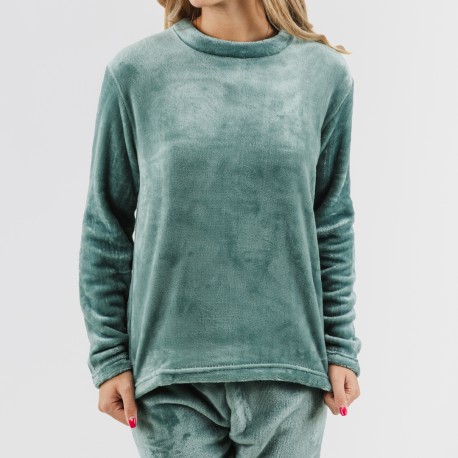 Pigiama velluto tinta unita