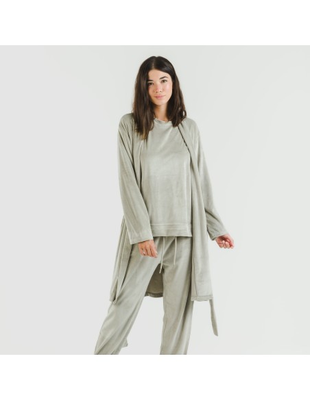 Vestaglia Velvet tinta unita