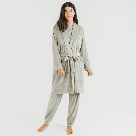 Vestaglia Velvet tinta unita