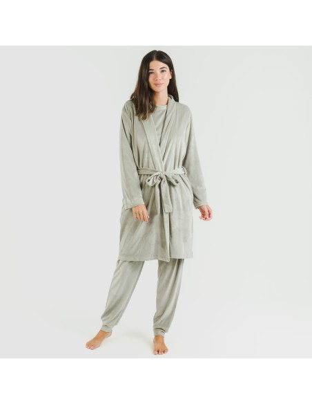 Vestaglia Velvet tinta unita