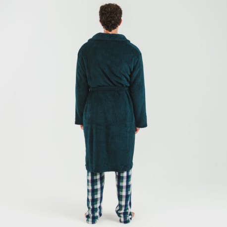 Vestaglia pile coral tinta unita