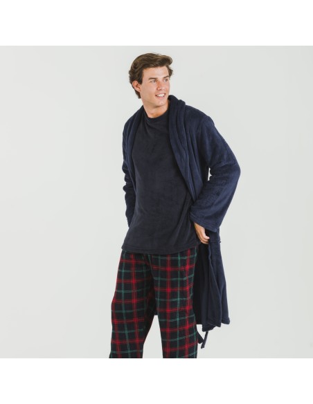 Vestaglia pile coral tinta unita Vestaglia pile coral tinta unita