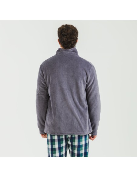 Felpa pile coral uomo Felpa pile coral uomo