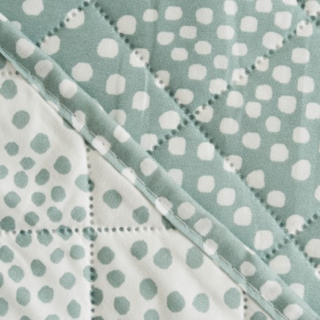 Copriletto bouti Katy verde veronese