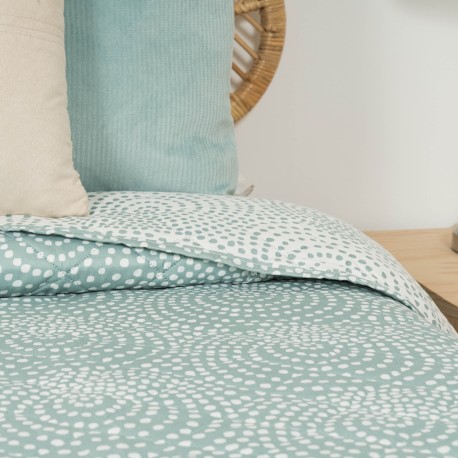 Copriletto bouti Katy verde veronese