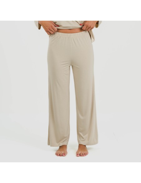 Pigiama lungo viscosa tinta unita Pigiama lungo viscosa tinta unita