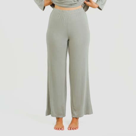 Pigiama lungo viscosa tinta unita