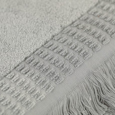 Tappeto bagno con frange 870gr tinta unita