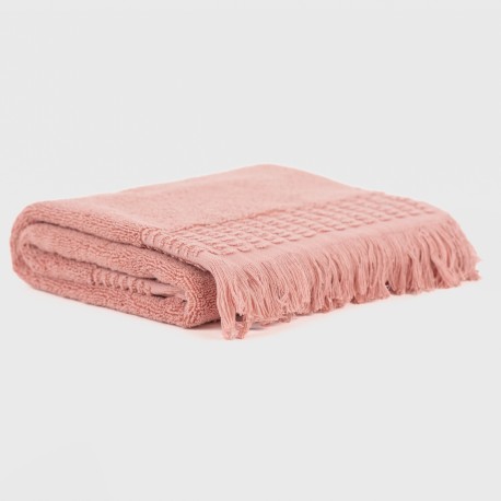 Tappeto bagno con frange 870gr tinta unita