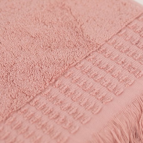 Tappeto bagno con frange 870gr tinta unita