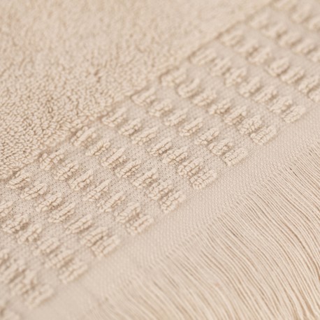 Tappeto bagno con frange 870gr tinta unita