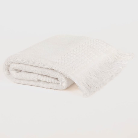 Tappeto bagno con frange 870gr tinta unita