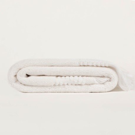 Tappeto bagno con frange 870gr tinta unita