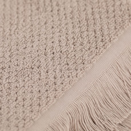 Tappeto bagno Bucle con frange 870gr tinta unita