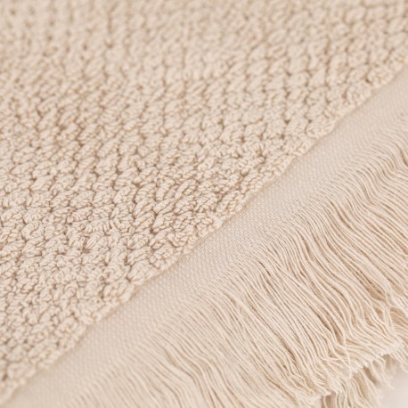 Tappeto bagno Bucle con frange 870gr tinta unita