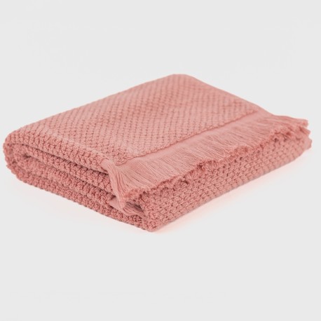 Tappeto bagno Bucle con frange 870gr tinta unita