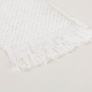 Asciugamano Bucle con frange 550gr tinta unita 2