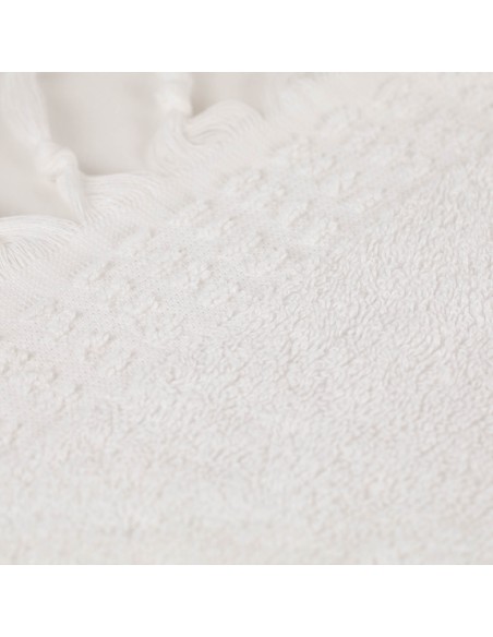 Asciugamano con frange 550gr tinta unita