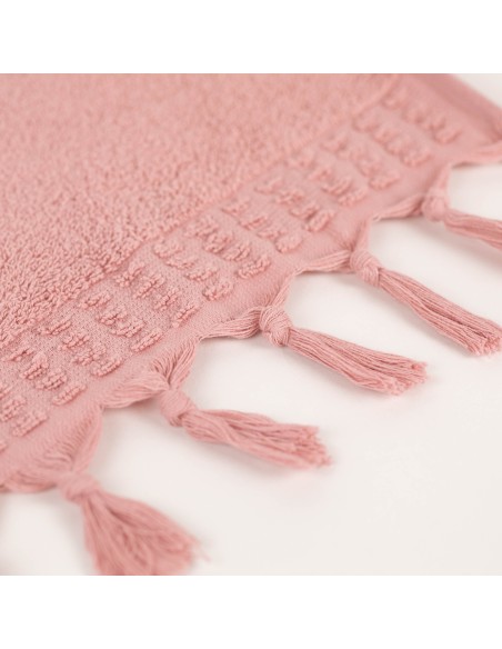 Asciugamano con frange 550gr tinta unita