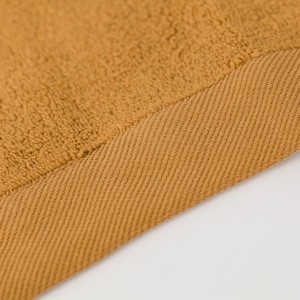 Asciugamano 400gr  doppia spugna ocra 2