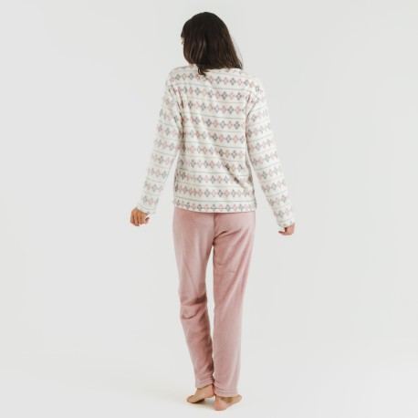 Pigiama pile coral  Casimira malva