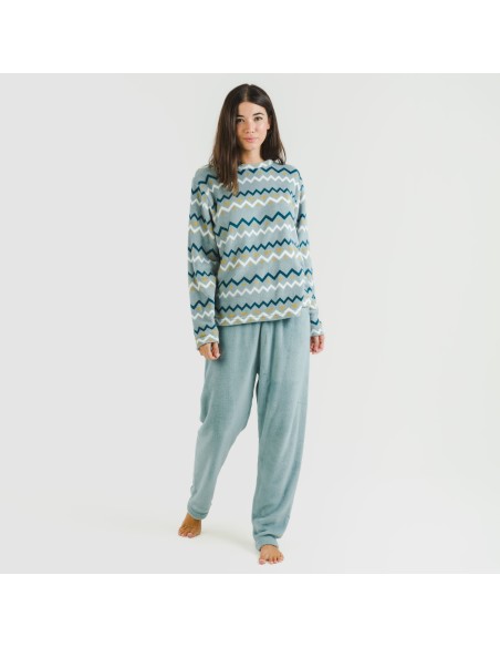 Pigiama pile coral Beraun blu acqua