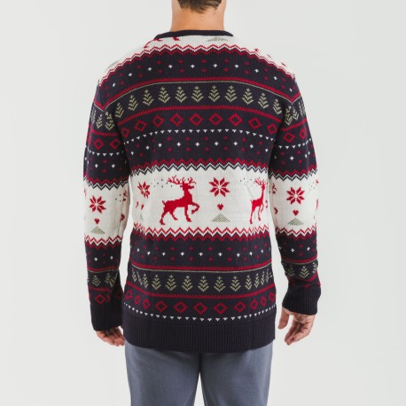 Maglione uomo Kiriko blu navy